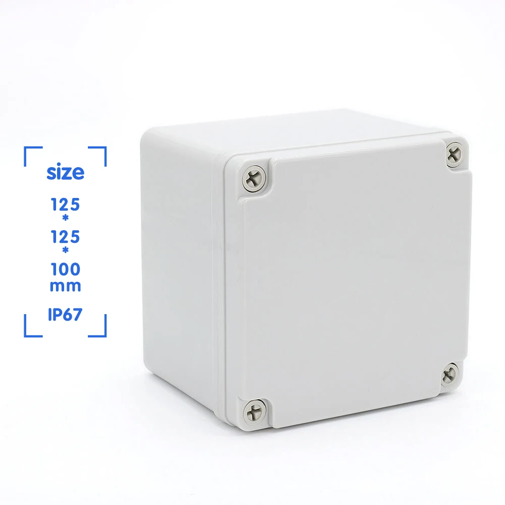 

IP65 Plastic Wire Junction Boxes ABS Waterproof instrument case Enclosure Project Junctioning Shell Cover