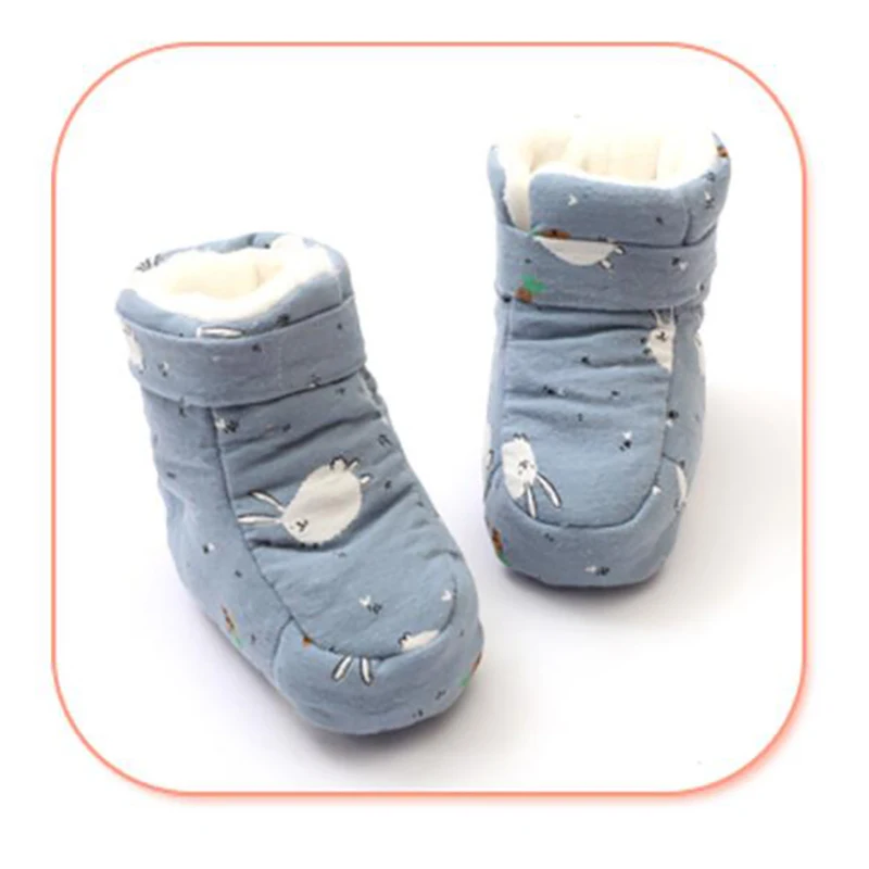 Newborn baby socking Footwear Velvet First Walkers Crib Shoes Soft Soled winter Warm Comfortable YBC021