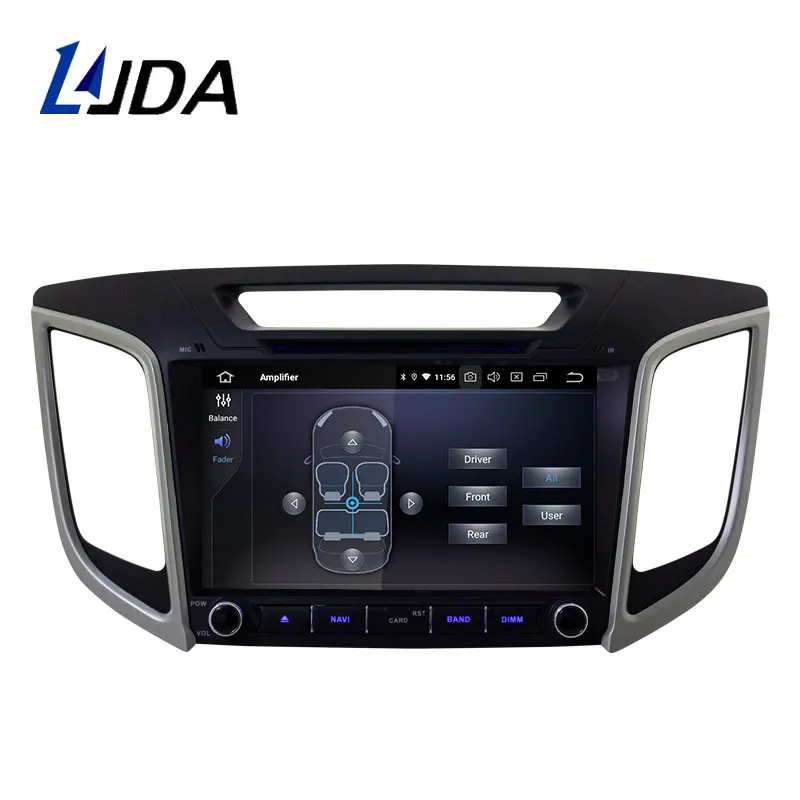 LJDA 9 дюймов Android 9,0 Автомобильный мультимедийный плеер для HYUNDAI IX25 CRETA gps Навигация стерео 2 Din автомагнитола 4G+ 64G DSP Восьмиядерный