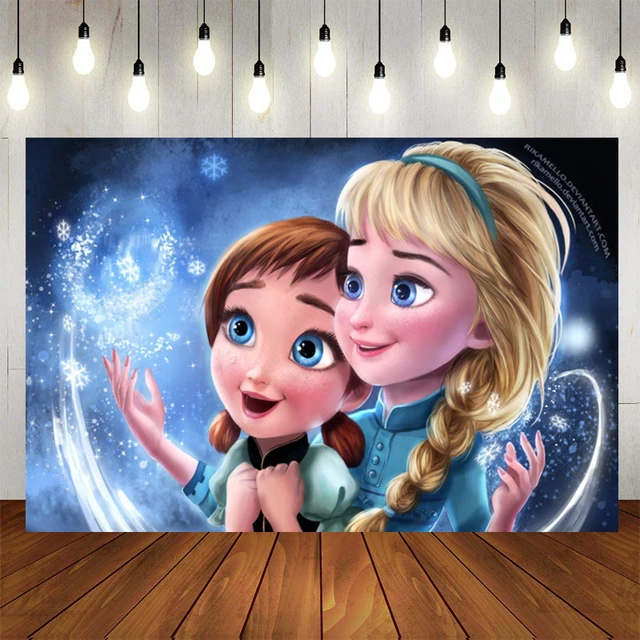 Vinil das princesas Elsa e Ana da Frozen, Disney