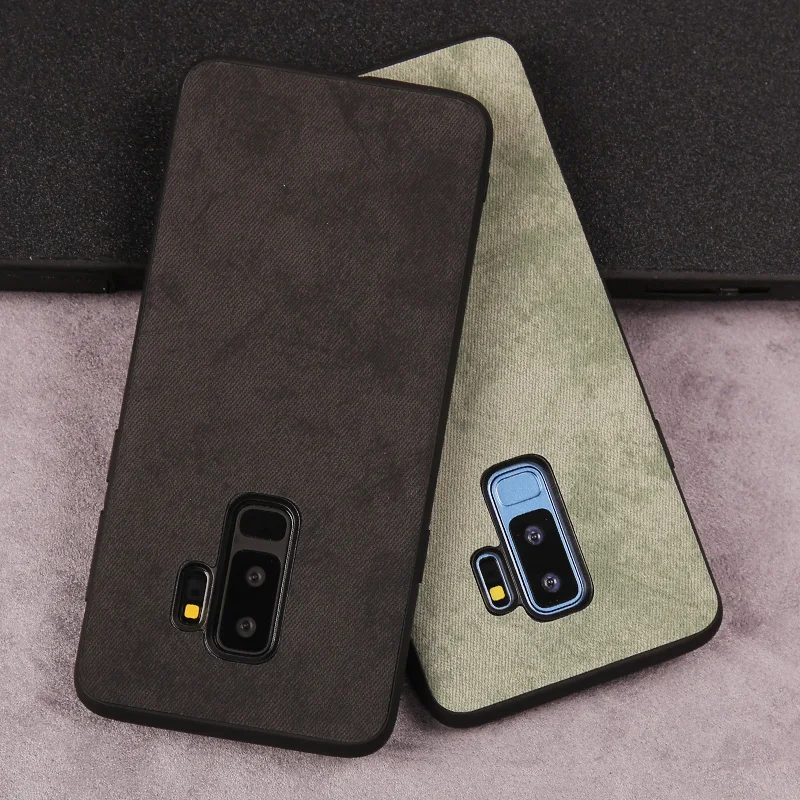 Тканевый чехол для телефона Samsung S10 Plus S7 S8 S9 Note 8 9 A5 J5 J7 A7 A8 J6 A70 A50 A40 A30|Бамперы| |