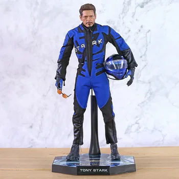 

Avengers Iron Man Tony Stark Racing Car Ver. PVC Action Figure Collectible Marvel Model Toy
