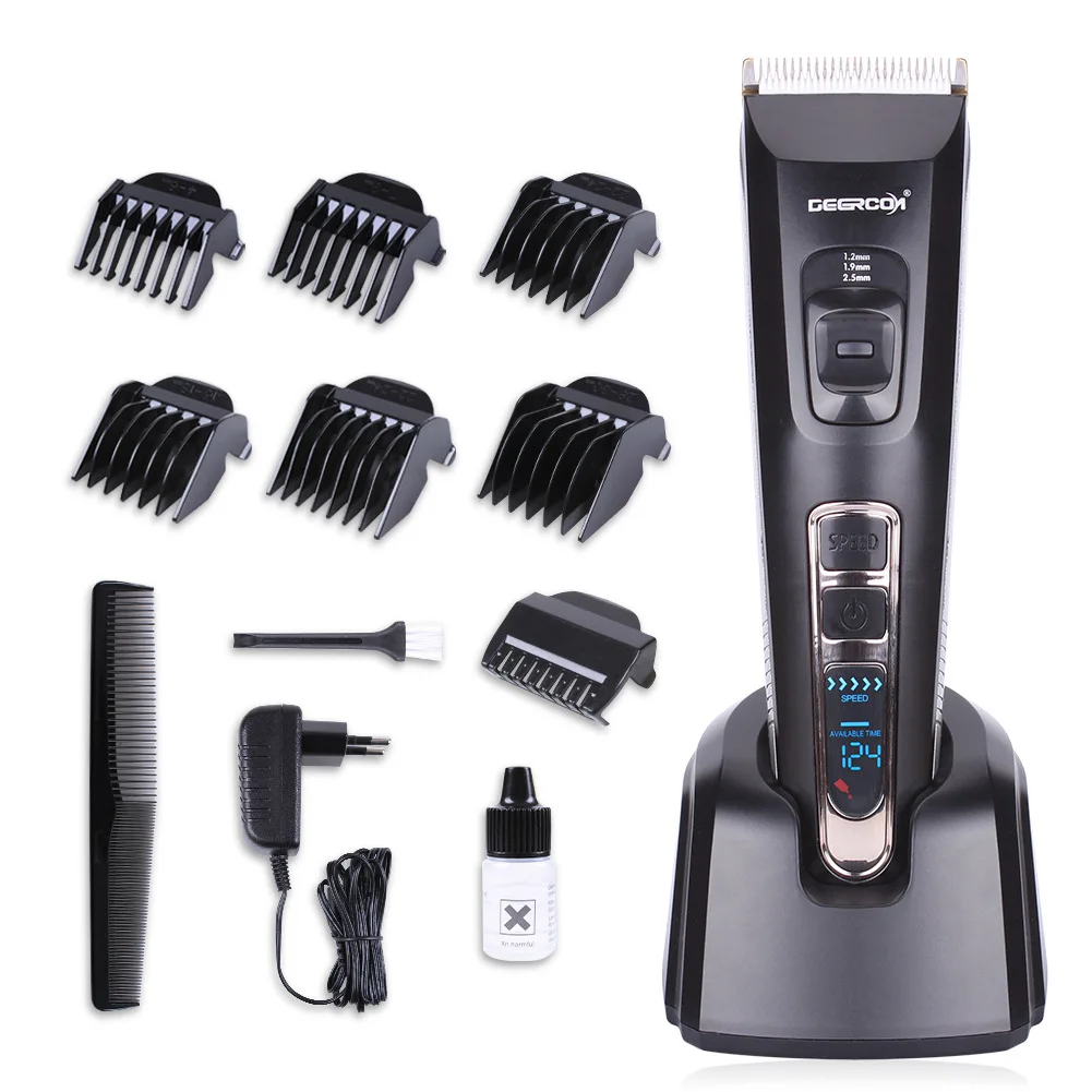 

New Products HC-578LED Digital Hair Clipper/Universal Hair Scissors/Multi-Shift Fine-tuning Electric Fader/Cross Border Supply o