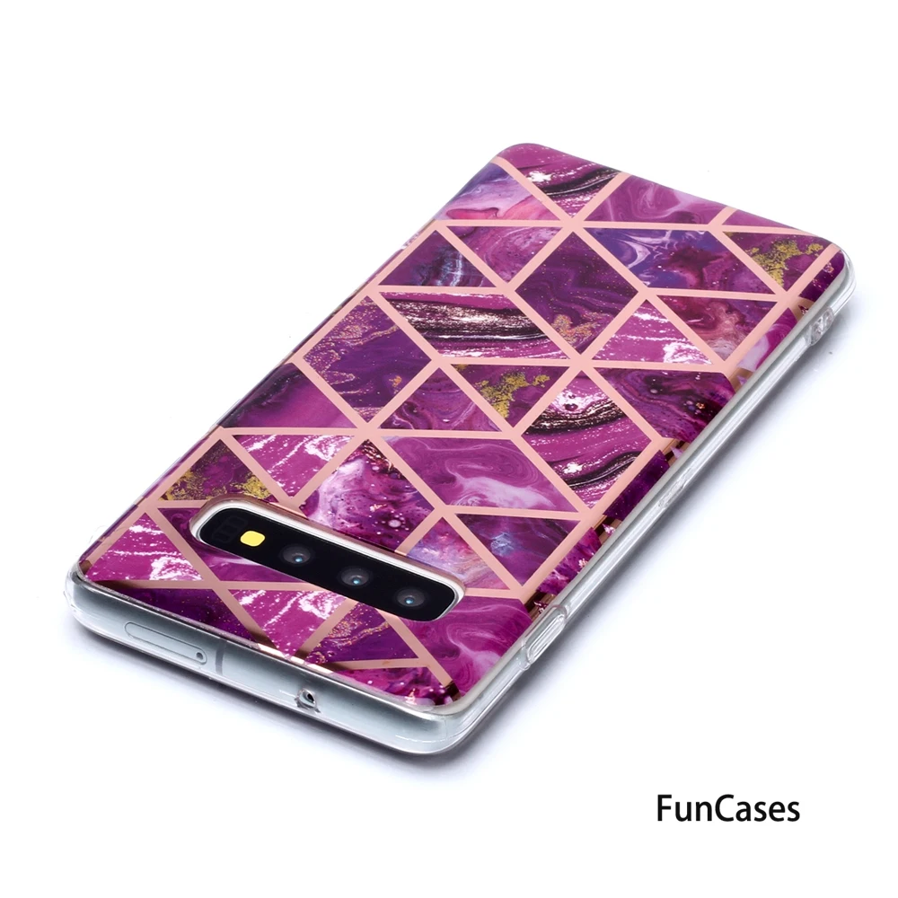 S10 фиолетовый мягкий ТПУ защитный чехол для Броня Samsung простые Чехлы Galaxy carcaso