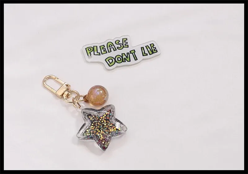 X764 水晶闪粉五角星 4