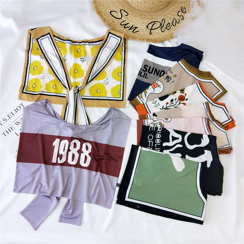 

Women Girl Air Conditioning Room Cape False Collar Shawl Wrap Sunscreen Shoulder Knot Scarf