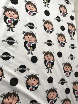 

50*180cm Cotton Lycra Cartoon Fabric Patchwork Cloth DIY Sewing Quilting Material For Baby&Child Handmade Dress Bedding