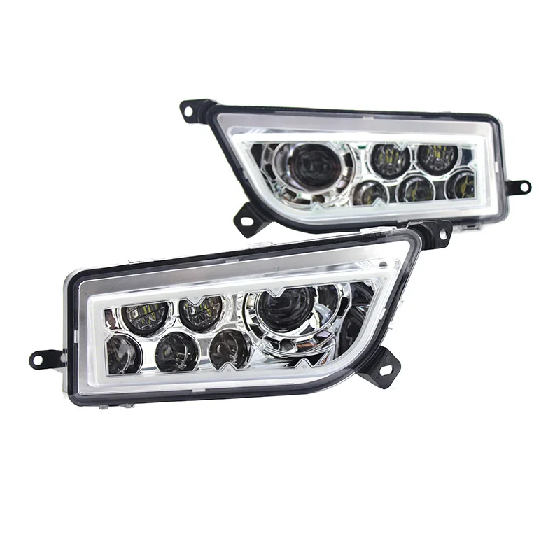 Фары светодиодные для Polaris RZR многоцветные лампы RGB с дистанционным управлением