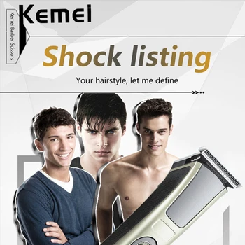 

High Power Hair Clipper Rechargeable Hair Trimmer Waterproof Hair Cutting Professional Beard Trimmer Low Noise Haircut Styling