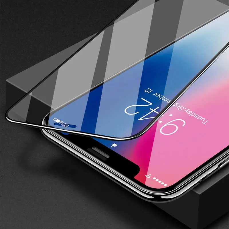 Защитное закаленное стекло для iphone 6 7 6s 8 plus XS max XR x экрана на 6S 8|Защитные стёкла и