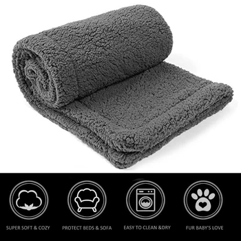

New Premium Fluffy Blanket Fleece Mat Pet Soft Pet Blanket Dog Cat Bed Mat Warm Sleeping Mattress Small Large Dogs Cats Pet Supp
