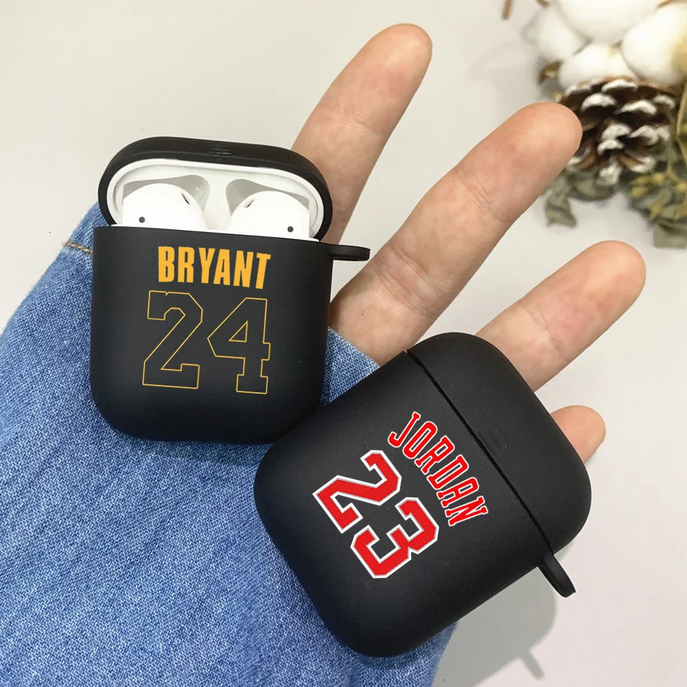 Basketball Stars Kobe James Earphone Cover For Apple Airpods 1 2 Case Wireless Bluetooth air pods pro Luxury Silicone Cases | Электроника