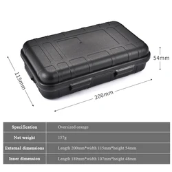 Boîte étanche anti choc, sac scellé, sac de rangement de survie en milieu sauvage, boîte surdimensionnée Edc pour Kit de survie en plein air 