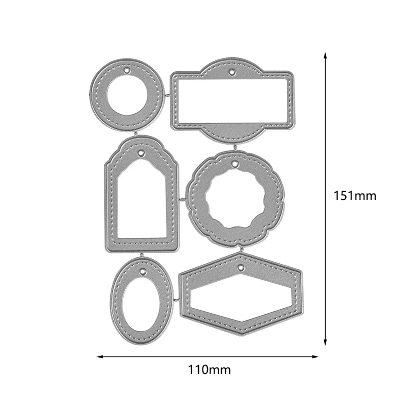 Alinacrafts Металлические Стальные режущие штампы новые бирки трафарет для поделок скрапбукинга бумаги/фото открыток для тиснения вырубных штампов