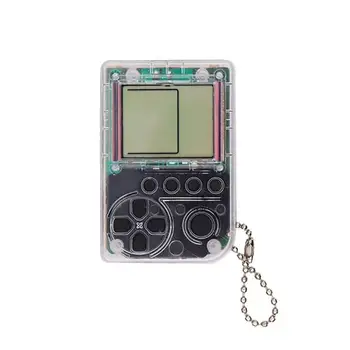 

Mini Console Game Machine Children'S Handheld Nostalgic Mini Game Console With Keychain Tetris Video Game Kids Gifts