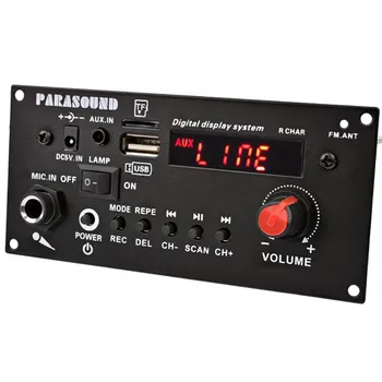 

Bluetooth 3.7 V Amplifier Board 150W Square Dance Speaker Amplifier Support AUX TF Card U Disk Recording 5-8Inch Speaker