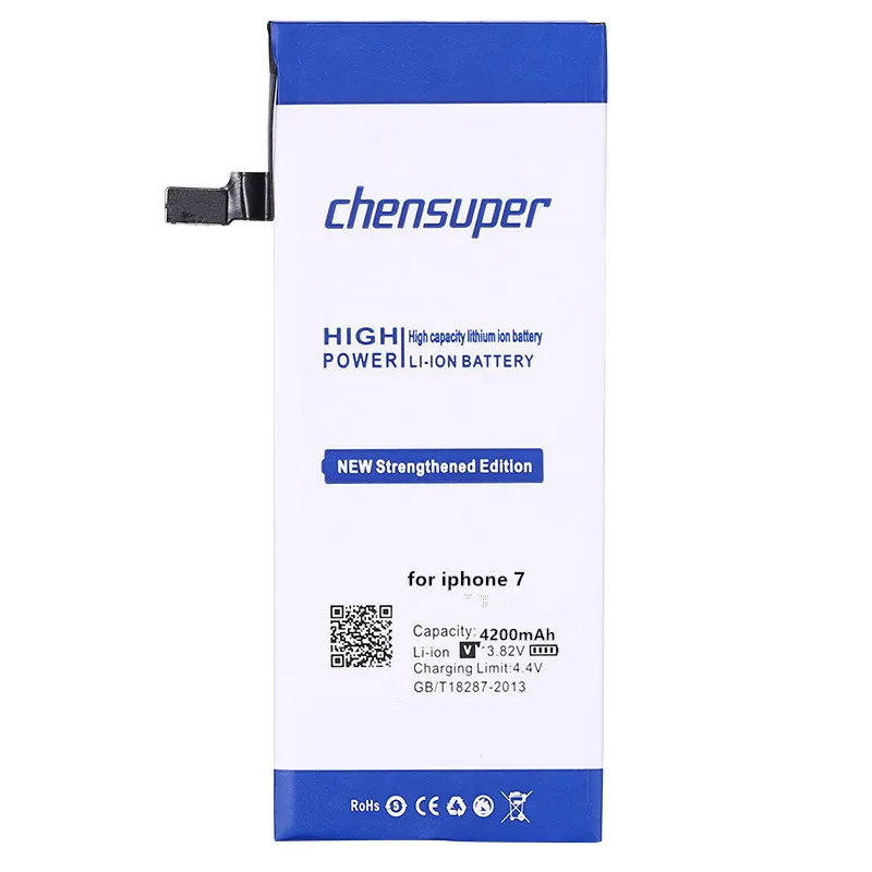Chensuper-bateria de Alta Capacidade 4200mah para Apple Iphone 7g com Ferramentas de Instalação Como Presente - Image 3