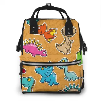

Fashion Mummy Maternity Nappy Bag Beast Dinosaur Large Capacity Baby Bag Travel Backpack Nursing Bag for Baby Care