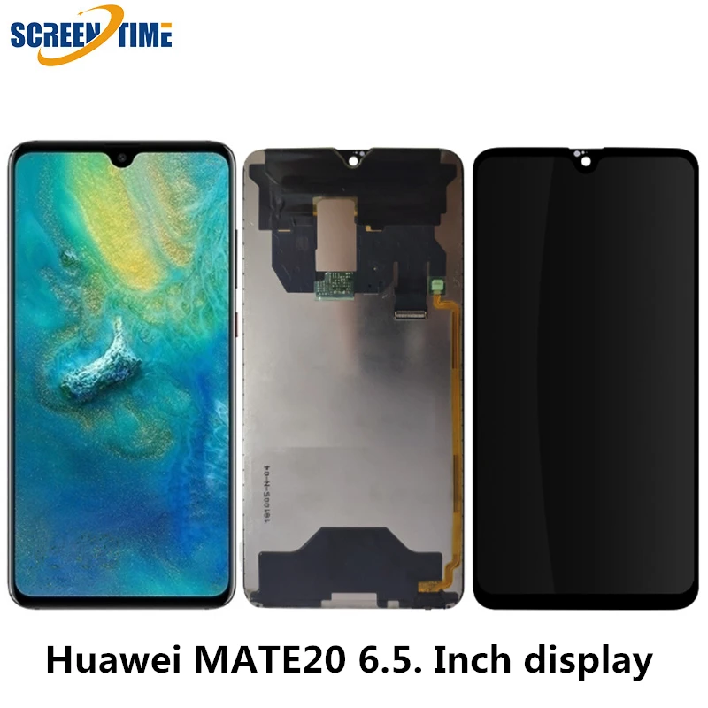 Сменный ЖК-экран для Huawei Mate 20 Оригинальный сенсорный экран 6 53 дюйма с рамкой