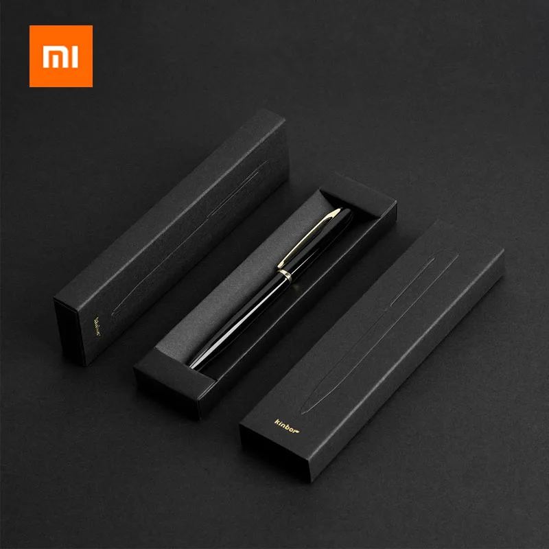 

New Xiaomi Kinbor flow jinnhua signature pen Lightly screw out the pen metal texture for offical work