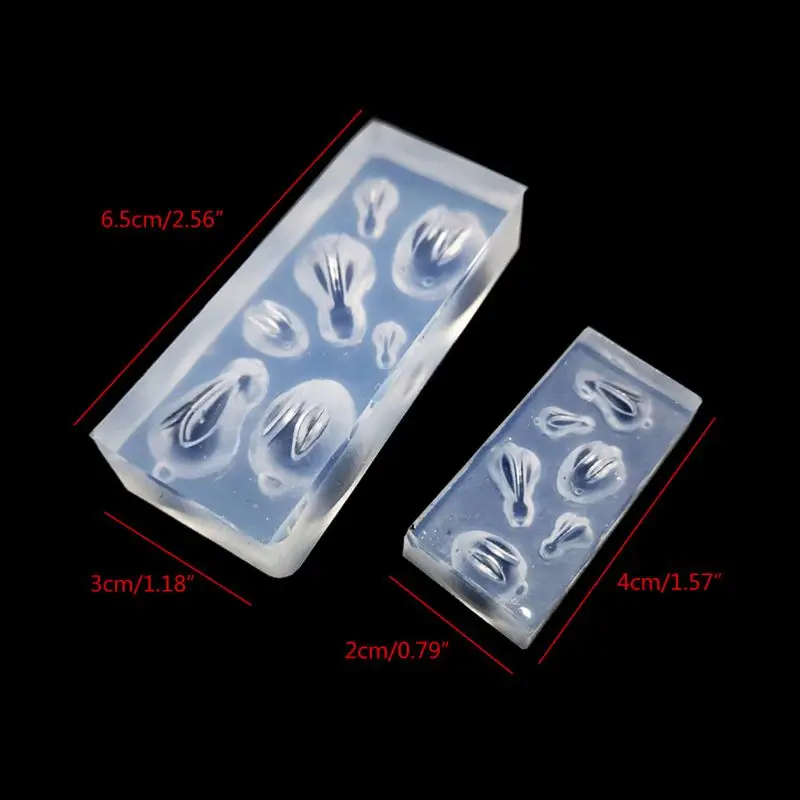 Cute 3D DIY Rabbit Pendant Casting Silicone Mould Craft Crystal Epoxy Resin Mold 