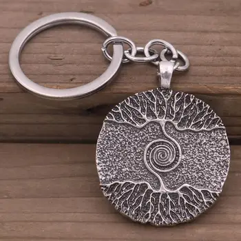 

Viking Tree of Life Keychain Nordic Myth Tree of Life Keychain Viking Jewelry Wholesale