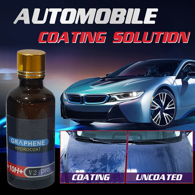 50ML Car Anti-Scratch Agent Ceramic Coating Glass Nano Super Hydrophobic Plating Graphene Solution |