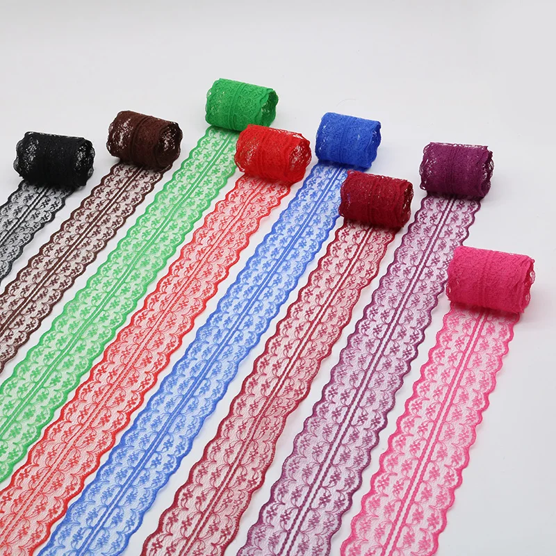 10 ярдов в ширину 45 мм кружевная лента винтажная кружевная ткань для шитья и свадебной свадьбы зубчатые украшения художественные изделия