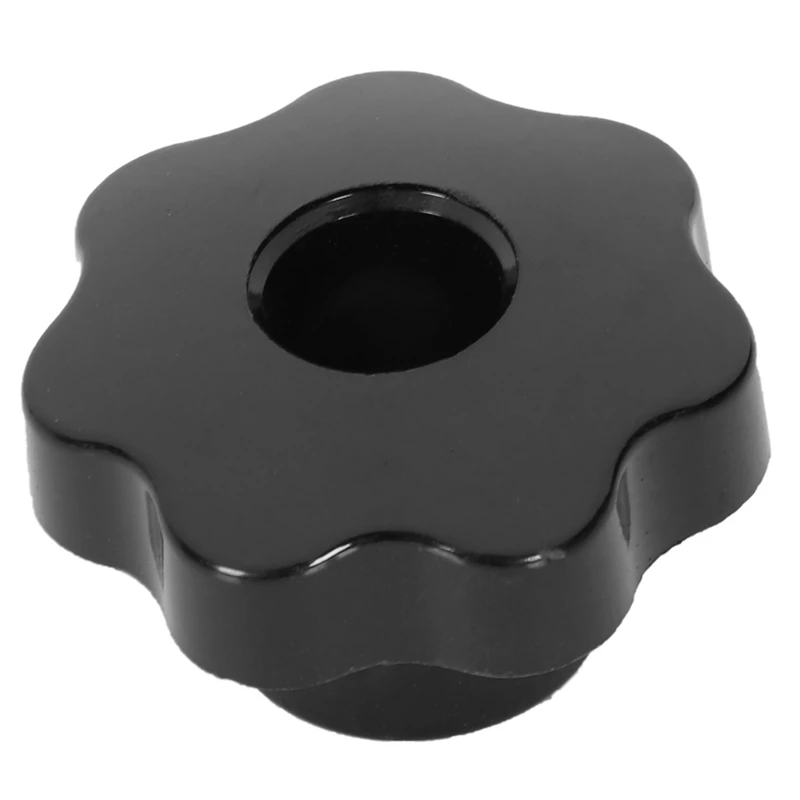 

Black Replacement M12 x 50mm Female Thread Knurled Clamping Knob 4 Pcs