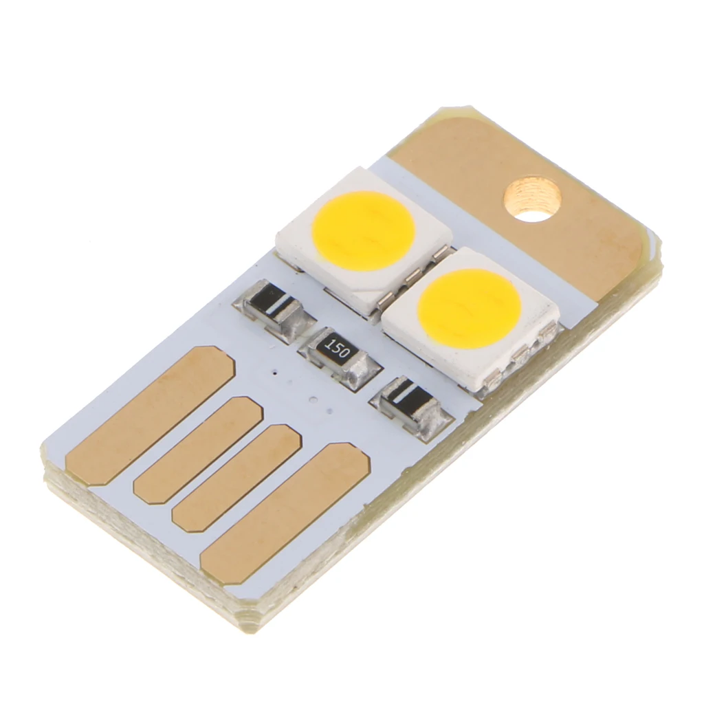 Portable USB LED Night Light Bright Mini Keychain Camping Car Lamp Module Home Decoration Emergency Security Lighting