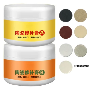 

Tile Repair Agent Paste Tub Repair Kit White Tile Shower Repair Kit for Fiberglass Porcelain Ceramic Fix Crack FPing