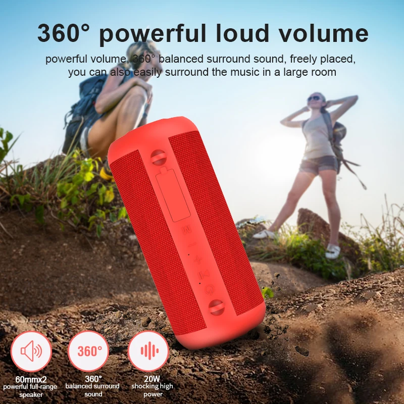JKR Outdoor Wireless Speaker IPX6 Waterproof