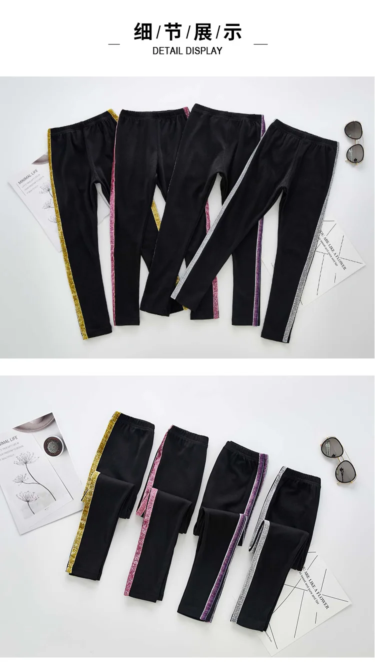 Girls Western Style Spring Clothing New Style Spring CHILDREN'S Garment New Style WOMEN'S Dress Spring Long Pants Big Boy L