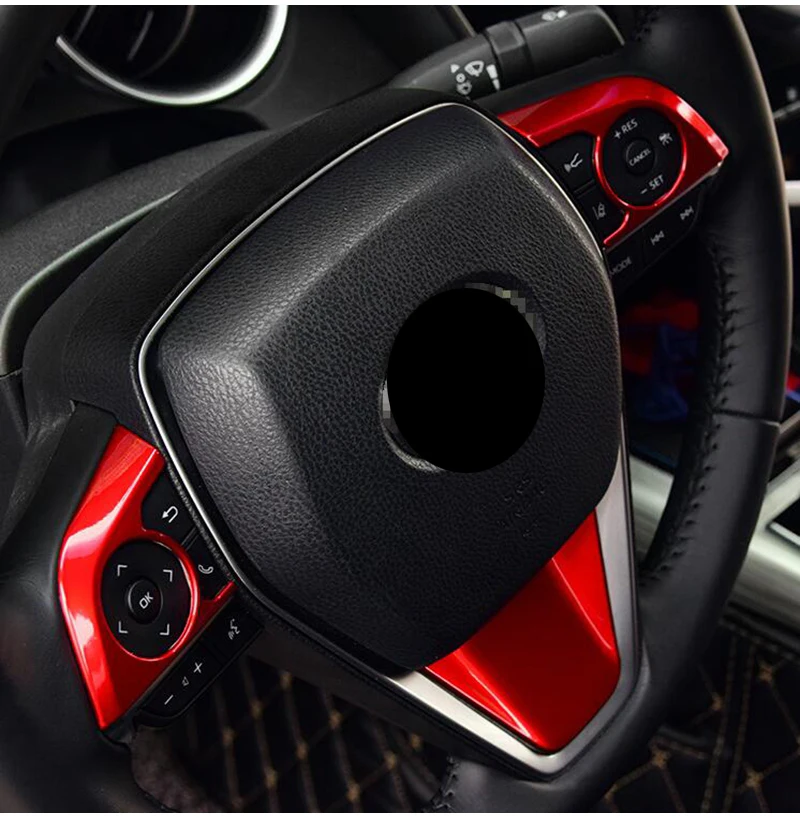 Автомобильные аксессуары декоративная накладка на руль подходит для Toyota Camry 2018