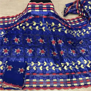 

african bazin riche fabric cotton dry basin brode lace fabric 5yards +2yards Swiss Voile In Switzerland Dubai Fabric ! HL70158