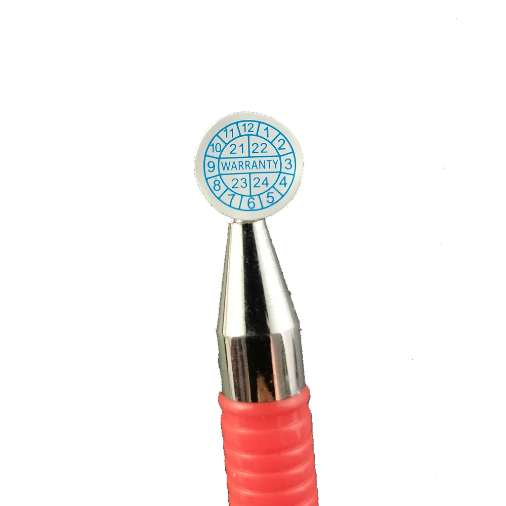 1200pcs Warranty Sticker Security Seal Sticker 2023 2024 2025 2026 Year Round Size 10*10mm Red Blue Color Fragile Label