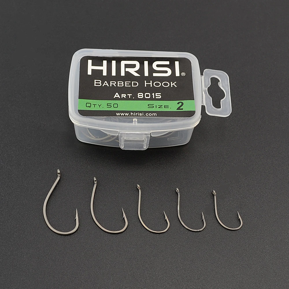 300-Piece Fishing Hooks Assortment - 18 Sizes High-Carbon Steel Barbed Hooks With Storage Box