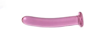 Pink Smooth Glass Anal Dildo Man/Woman Sex Toys Can Strapon Long Dildo Anal Dilator Masturbator G Spot Buttplug Dildo Massager. 3