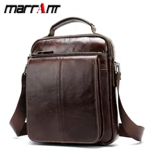 Fashion Retro Leather Men's Bag Outdoor Casual Shoulder Messenger Bag Vertical 6-Inch iPad Handbag in Stock 379