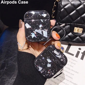 

Hard Drop Glue Glitter Case for Apple Airpods Shockproof Cover for Apple AirPods Earphone Cases for Air Pods Protector Case