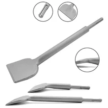 Электрический молоток долото Круглый хвостовик два-яма два-слот изогнутые долото Лопата стены бетона ударное сверло локоть расширение долото