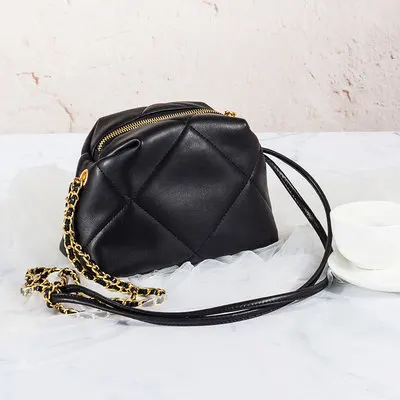 Hot Handbag Women's Single Shoulder Messenger Crossbody Shoulder Bag Leather Dumplings Clouds Package Female Clutch ladies