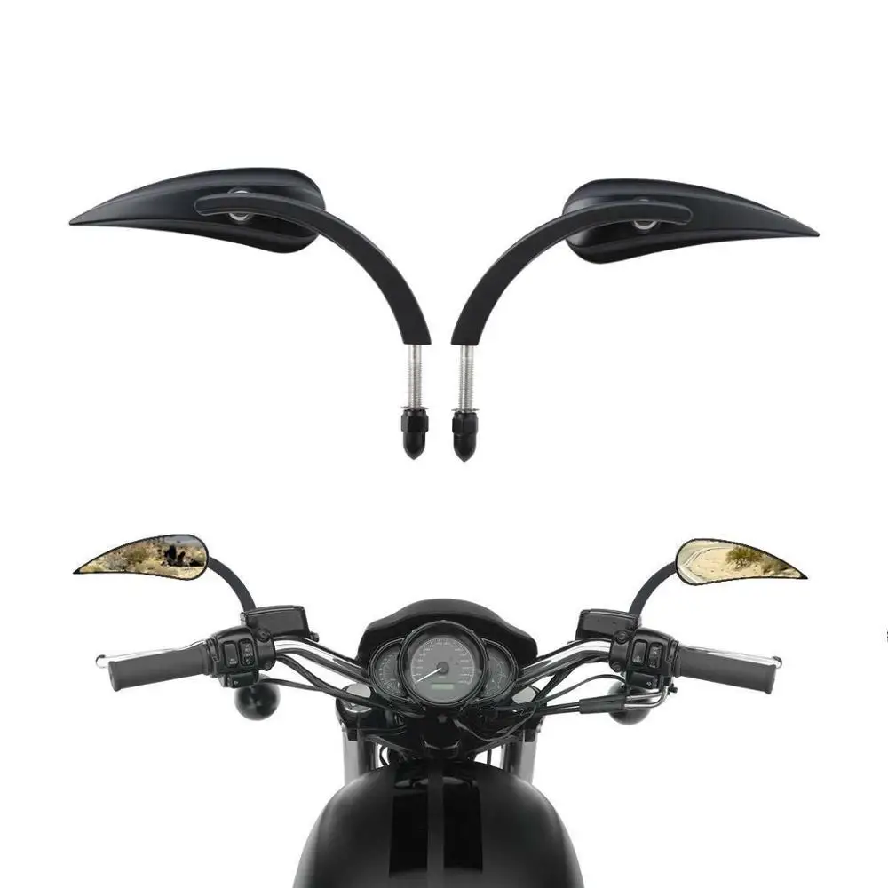 Мотоциклетные зеркала заднего вида 8 мм для Harley Sportster XL 1200 883 Low Rider Sport Glide |