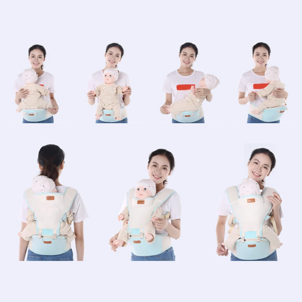 Multi-Function Baby Stool Bag Hip Seat Carrier Waist Stool Comfortable Breathable Infant Baby Waist Stool With Adjustable Strap