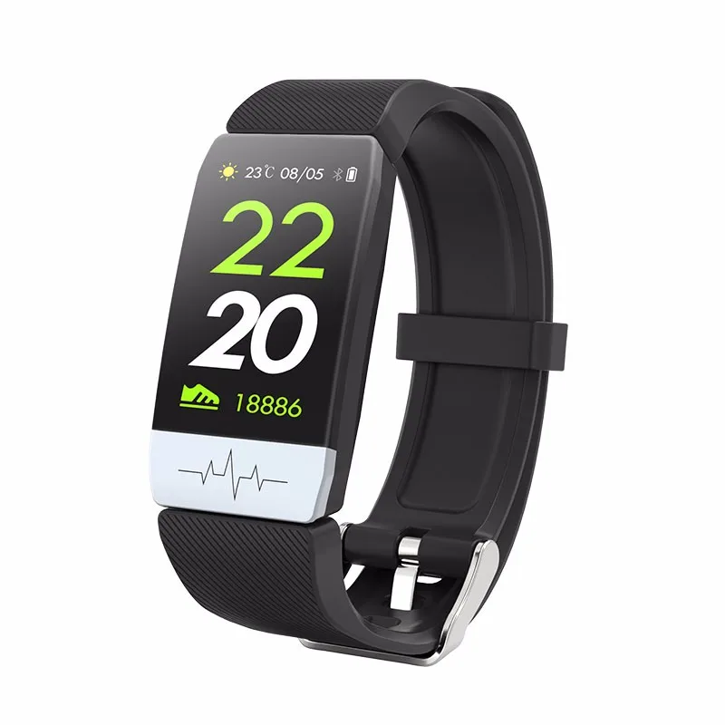 Smart Bracelet ECG+PPG Fitness Tracker Heart Rate Blood Pressure IP67