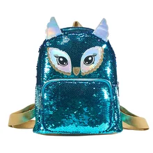 Стиль корейский стиль женский рюкзак с блестками тренд рюкзак PU сумка школьная сумка в стиле кэжуал поколение жира