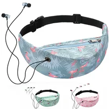 Fashion 3D Colorful Print Waist bag Men Women Fanny Packs Hip Belt Bags Money Travelling Mountaineering Mobile Phone Bag
