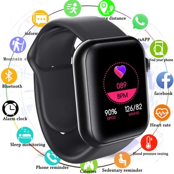 

D28 Smart Watch Waterproof Blood Pressure Bracelet Heart Rate Monitor Tracker Fitness Sleep Tracker Smartwatch