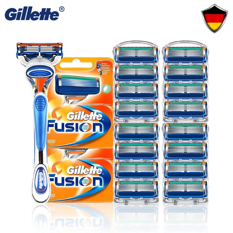 Лезвия для бритвы Fusion 5 Gillette держатель бритвенных станков 8 шт. | Красота и