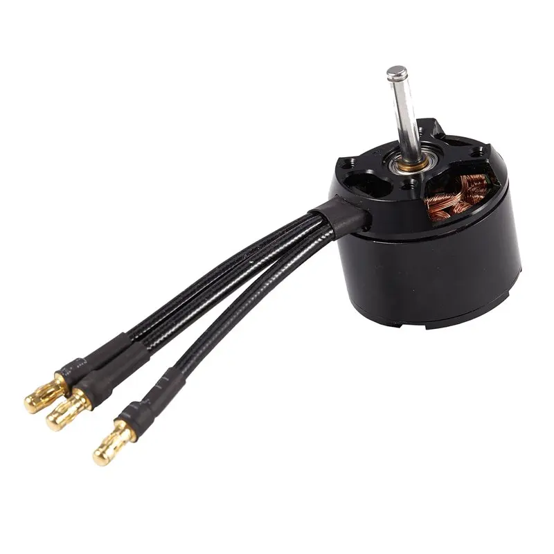 ABKT-High Performance 2814 1050KV 14 Poles Brushless Motor for RC Airplane Fixed-wing Black